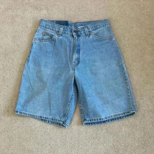 Vintage Levis orange label blue high rise shorts in size 30